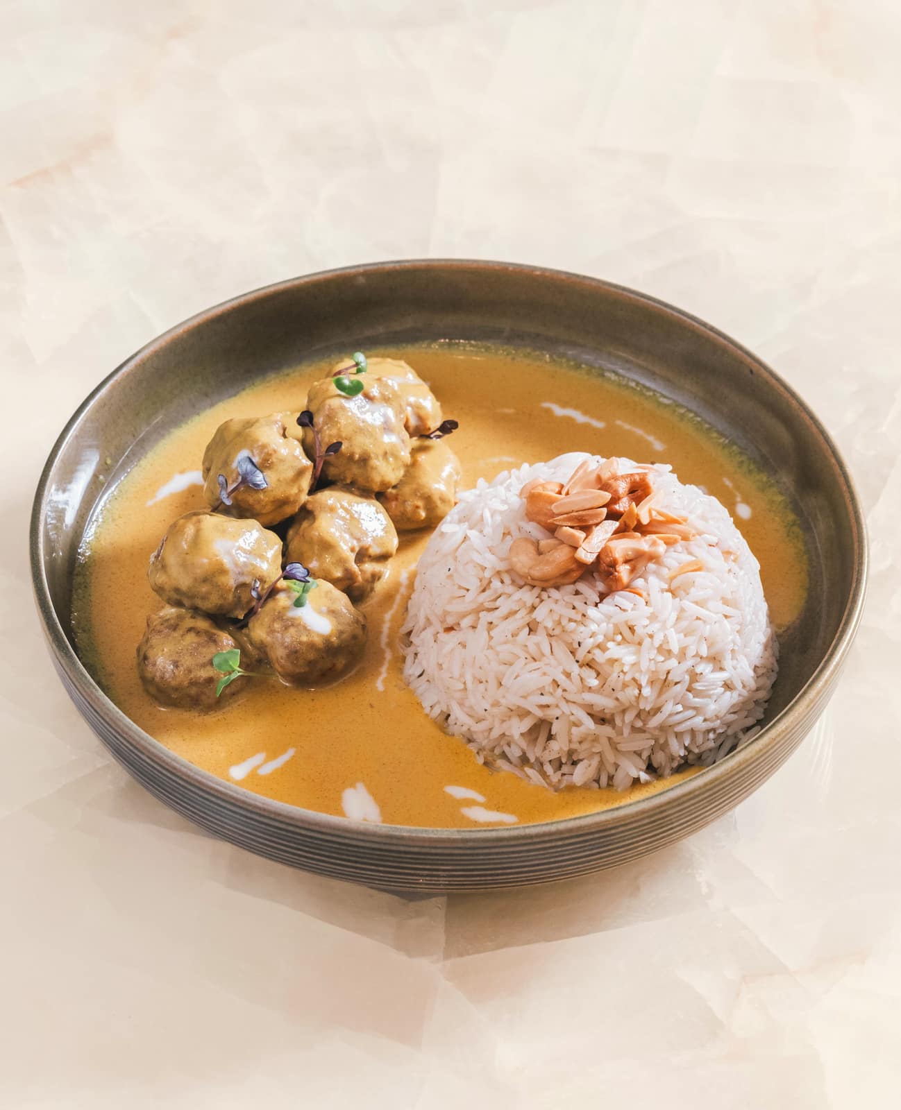 Meatballs with Mustard Cream Sauce