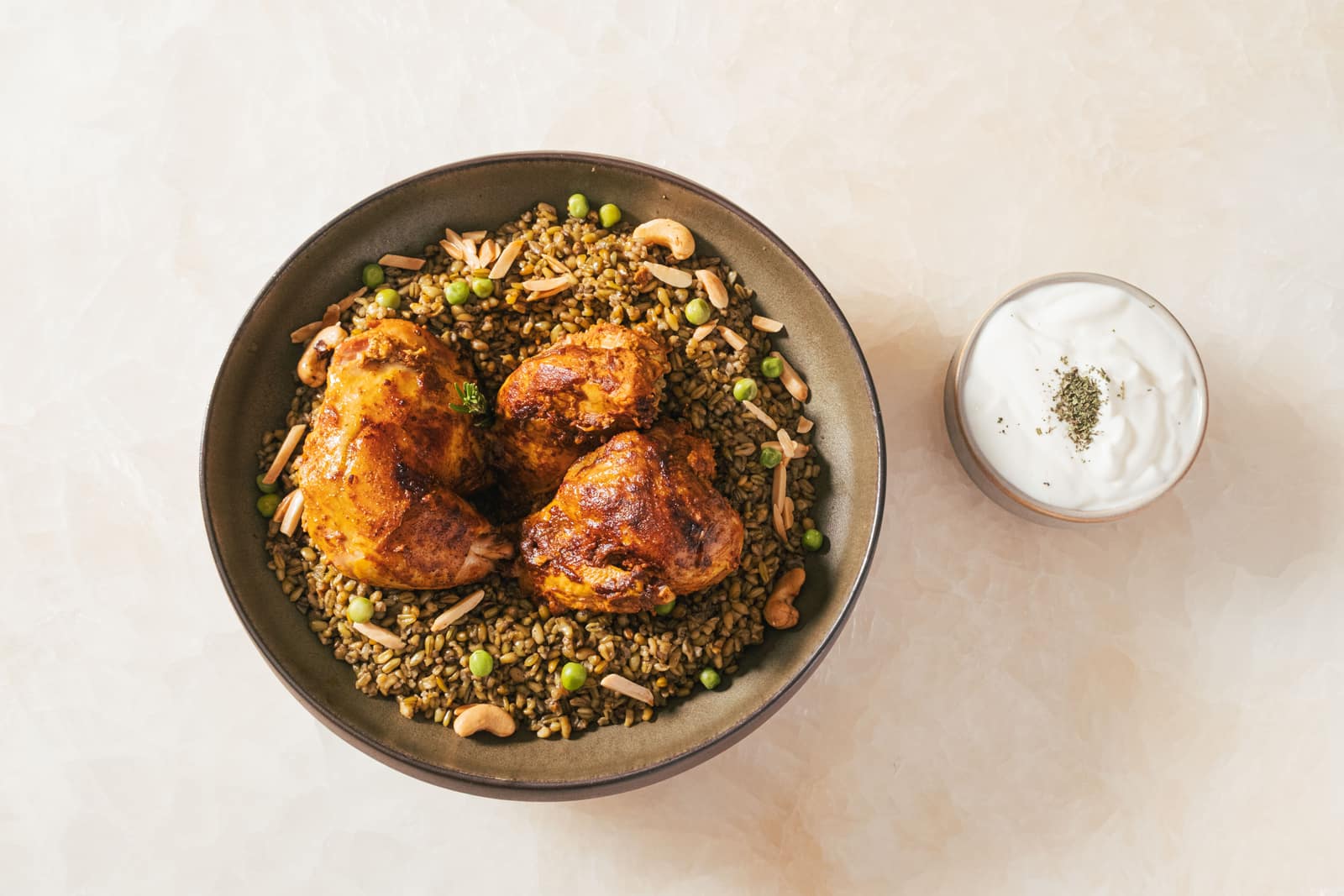 Chicken freekeh